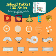 Magnetic Tiles Knikkerbaan