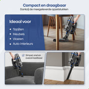 Olvy 2-in-1 Steelstofzuiger