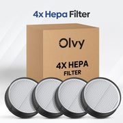 Steelstofzuiger Hepa Filters (4x)