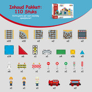 Magnetic Tiles Trein - 110 stuks