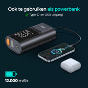 Jumpstarter met Compressor